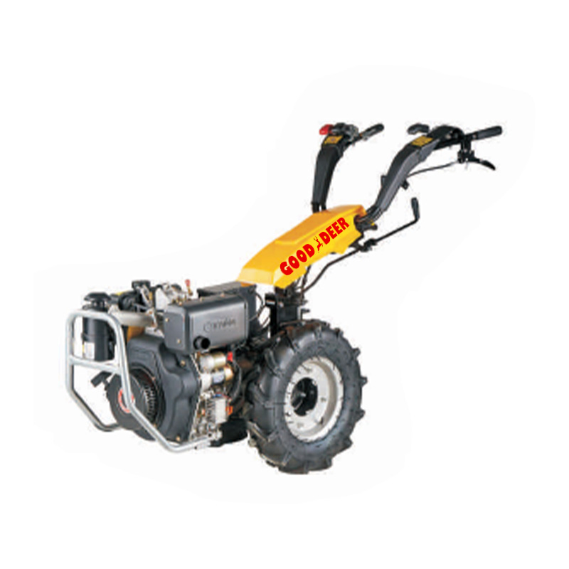 Zweirädriger handgeführter Kreiseltraktor
