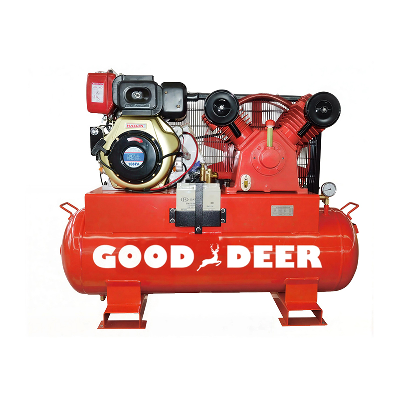 Manueller Start-Diesel-Luftkompressor